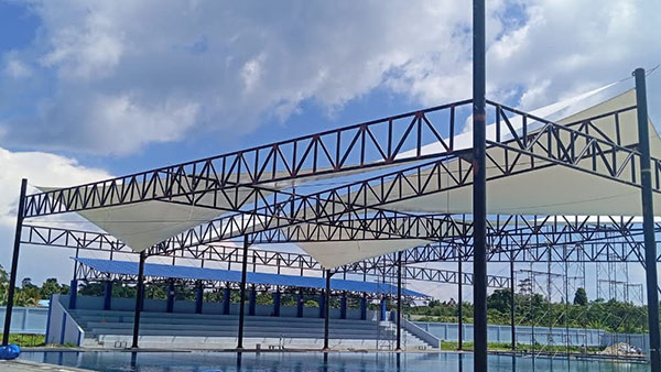 tenda membrane kolam renang
